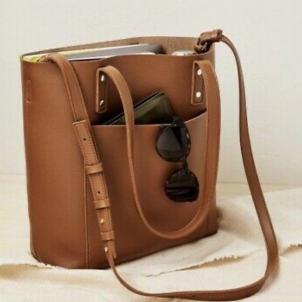 NWT Henny & Lev Vegan Tote bag with adjustable straps